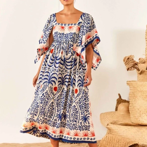 afternoon breeze midi dress $280 Afternoon Breeze Midi Dress Farm Rio